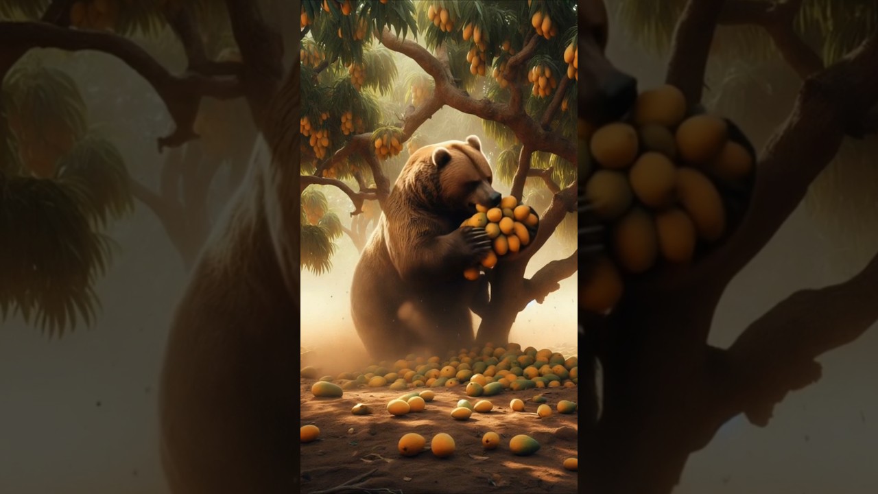 🌵 Cow, Calf & The Mango Tree in the Desert 🍋 | Emotional Animal Story | 4K #shorts