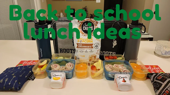 Back to school lunch ideas || 5 lunchbox ideas for...