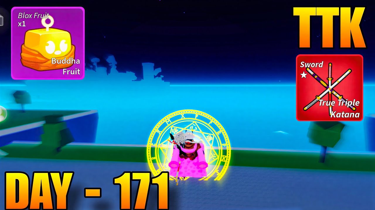 Day - 171 Buddha + TTK + Ghoul V4 Spam Bounty Hunting | Blox Fruits Roblox 