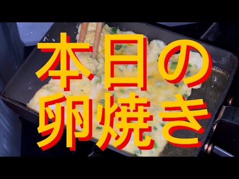 お部屋でソロキャンプ！室内テントで卵焼き！刻み長ネギ！