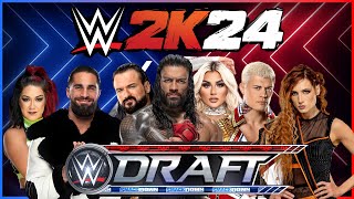 WWE 2K24 Universe Mode Draft!! - YouTube