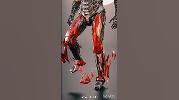 ⚡iron man suit leg assembly animation ⚡#shorts #shortsvideo #tranding