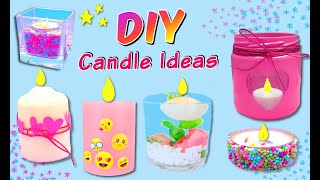 8 DIY BEAUTIFUL CANDLE DECORATION IDEAS - Home Decorating Hacks - Creative Candle Crafts
