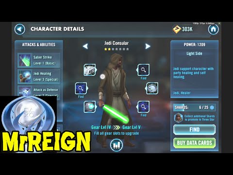 Star Wars Galaxy Of Heroes How To Upgrade Character Abilities And Equipment Youtube