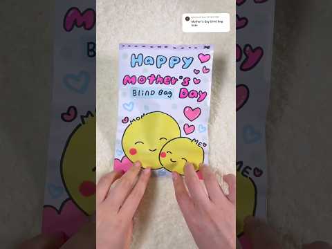 Happy Mothers Day Blind Bag Cute Gift Idea Mothersday Mothersdaygift Blindbag Paperdiy