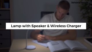 InnovaGoods Gadget Tech Lamp with Speaker & Wireless Charger