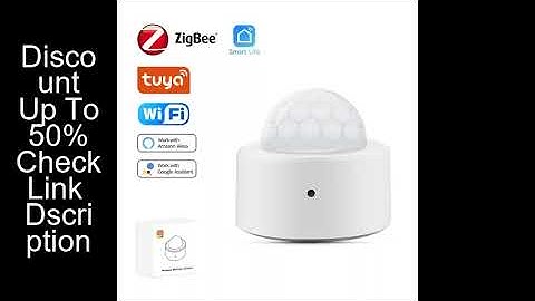 Tuya Zigbee Human Motion Sensor Smart Home PIR Motion Sensor Detector Security Smart Life Works With