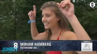 Miriam Hamberg wins Norway's 2019 Death Diving Championship, Miriam Hamberg broke down