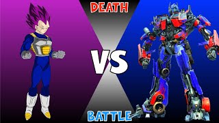 Ultra Ego Vegeta vs. Optimus Prime | Death Battle