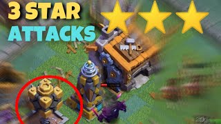 RELAXING 3 STAR ATTACKS |  BUILDER BASE 9 |  CLASH OF CLANS