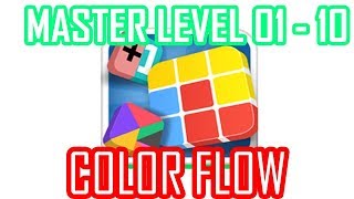 Puzzle Joy | Color Flow | Master | Level 1 - 10 | Answers screenshot 5