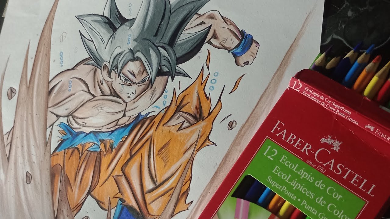 Ruan ssj artes - desenho finalizado: goku instinto superior