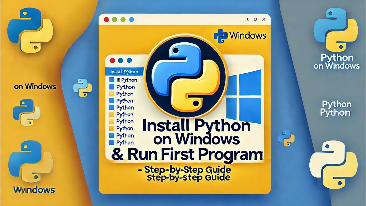 How to install python on windows | First python program - YouTube