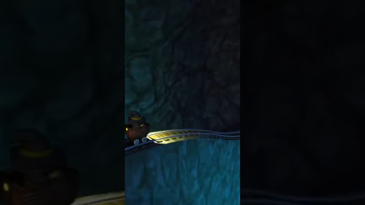 Lumo isometric 3d platform puzzler cart ride 