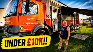 Incredible and CHEAP Mercedes Tour Bus Conversion | Retired into UK Van Life