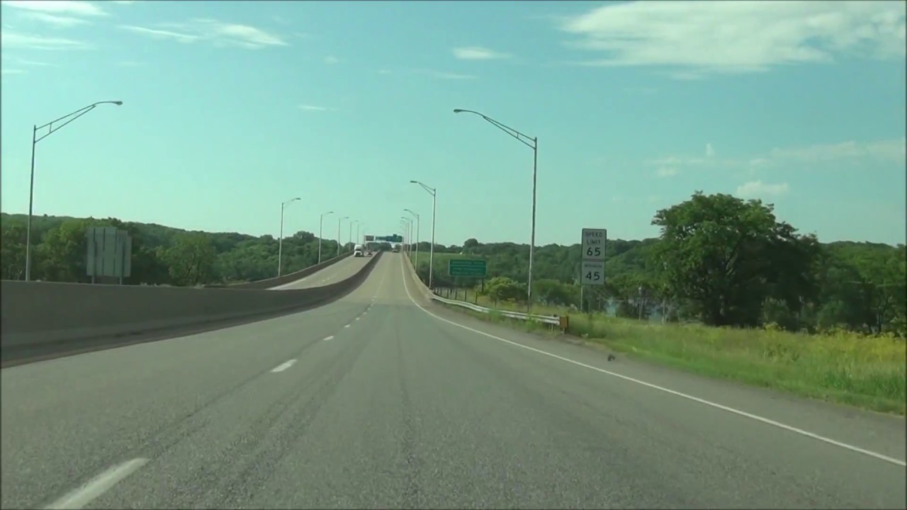 Iowa Interstate 80 East Mile Marker 300 to 306 YouTube