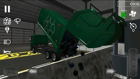 Trash Truck Simulator Drive garbage trucks and build up your recycling center - Android Game - #1