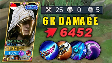 100% HYPER CARRY ALDOUS!! 6K DAMAGE!?😱 (brutal damage) ALDOUS BEST BUILD 2022