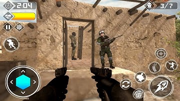 Combat Strike CS Counter Terrorist Attack FPS 3D (by Tech Vista Games Studio) Android Gameplay [HD]