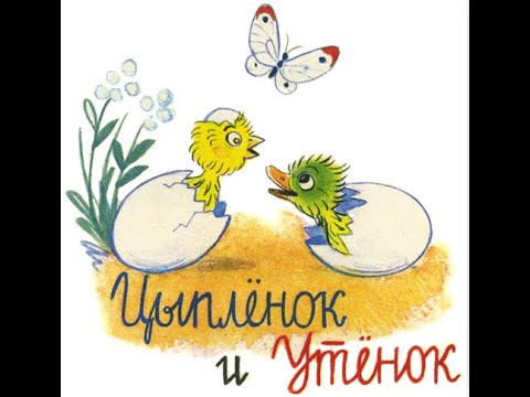 Видео: Для самых маленьких и постарше. В. Сутеев "Цыплёнок и утёнок" — сделано в Clipchamp