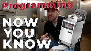 Now you know... programming on the Henny Penny 4-head pressure fryer