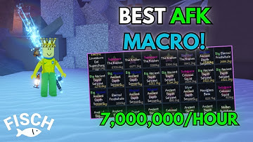 *NEW* BEST AUTO AFK FISCH MACRO ROBLOX! How To MACRO in FISCH ROBLOX