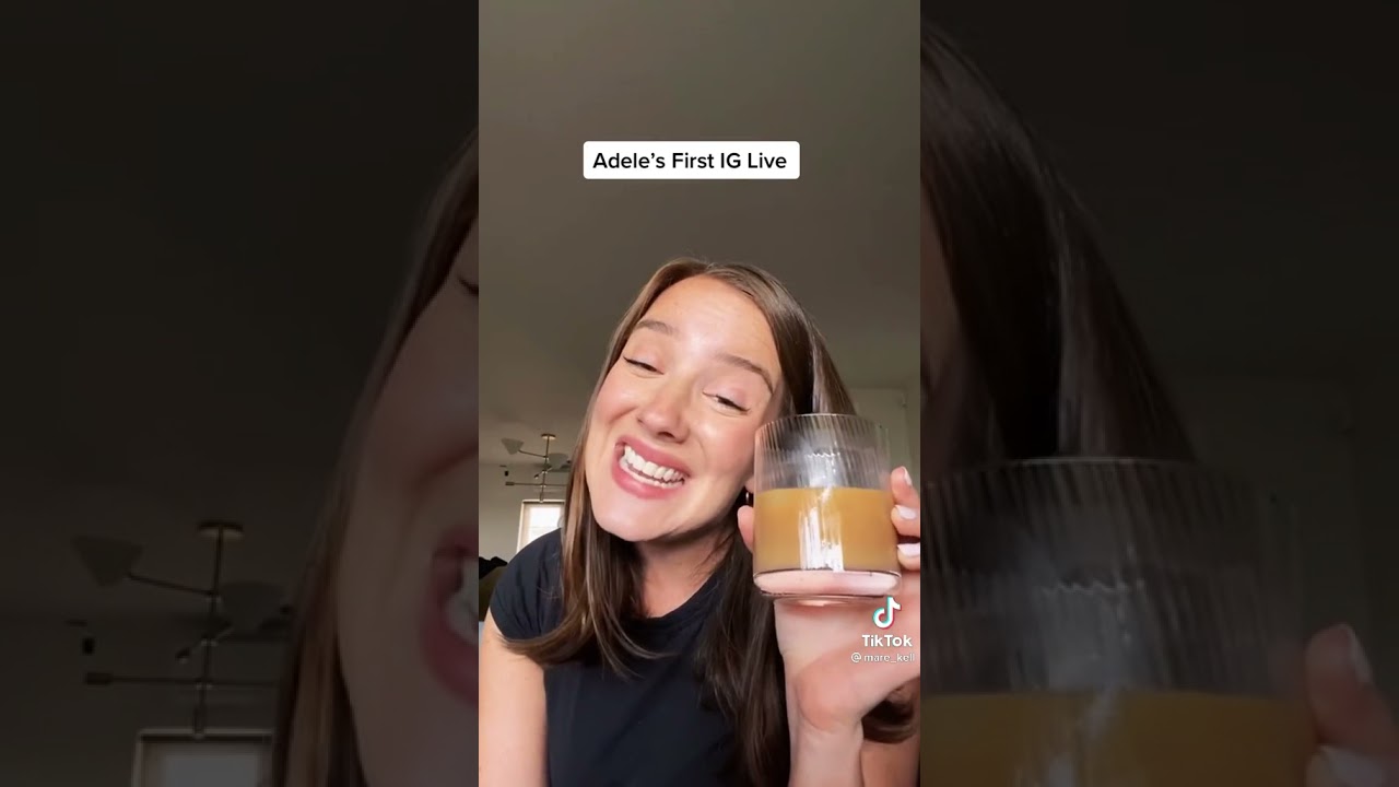 Adele Easy on Me - Instagram Live Tiktok