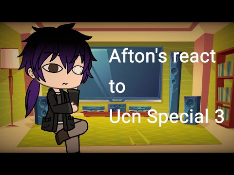 Afton Family React to Ucn Special 3 /// + Ennard and Glitchtrap /// [Gacha life]
