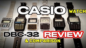 Casio DBC-32 Databank Calculator Watch Review - Module 2888 - Ep 65