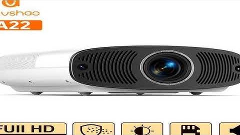VEVSHAO A22 Full HD 1080P Projector 4K 1000ANSI Android WiFi Auto Focus 10W*2 Home Theater