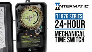 Get dependable, precise control with the Intermatic T1976 Series 24-Hour Mechanical Time Switches