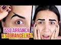 TESTEI UMA TATTOO DE SOBRANCELHA DIFERENTONA | #NACARAouNOLIXO