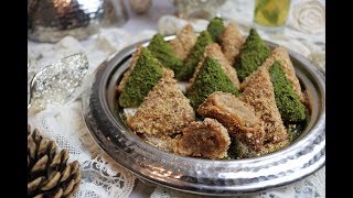 وصفة الصمصة باللوز(Samsa aux amandes) حلويات تونسية