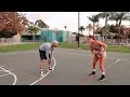 AGGRAVATING 1V1 AGAINST TRASH TALKING FEMALE STREETBALL HOOPER STEPHANIA!