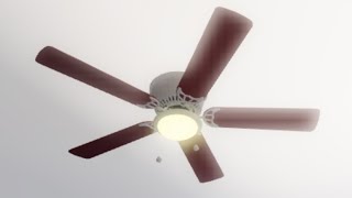 Hampton Bay hugger ceiling fan in Roblox!￼