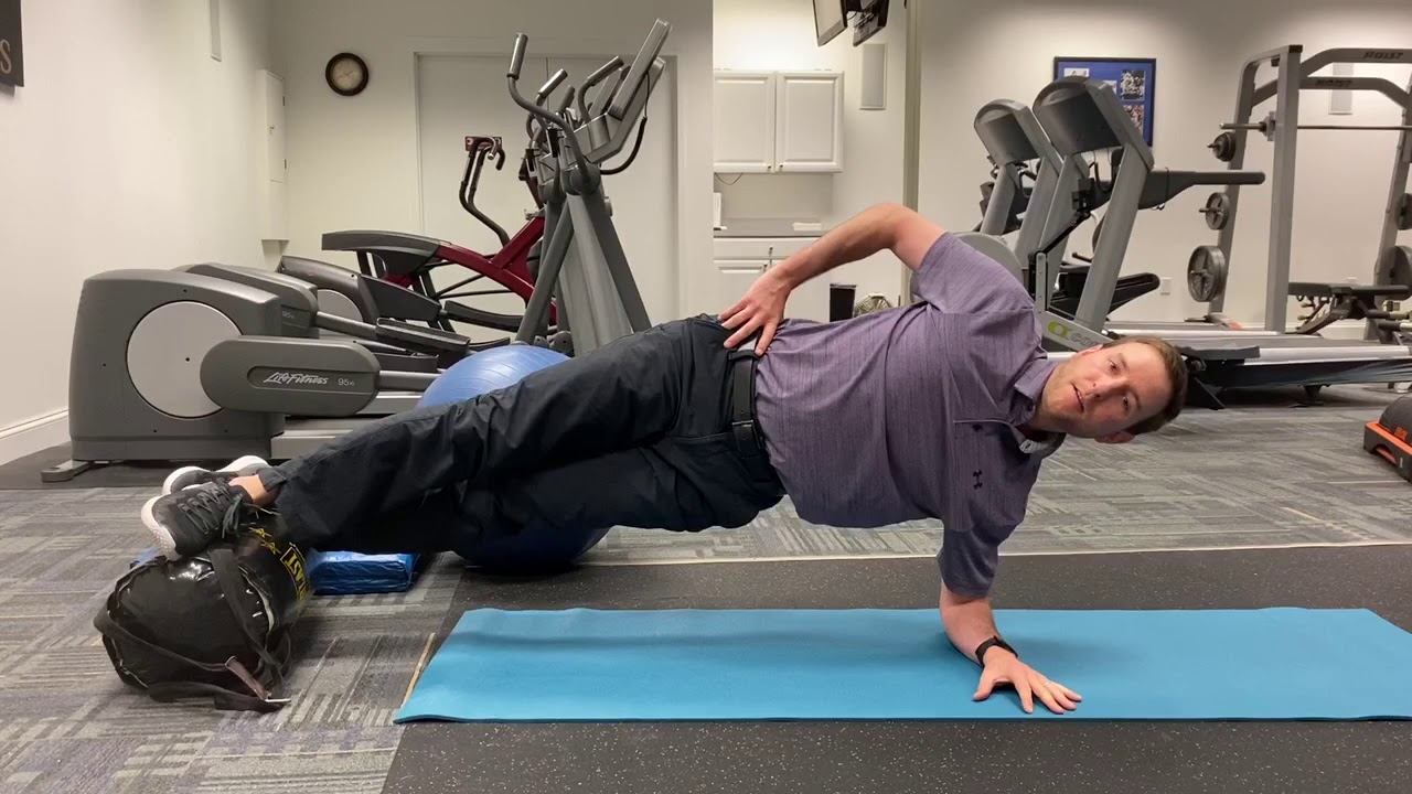 Side Plank Feet Elevated Hold YouTube