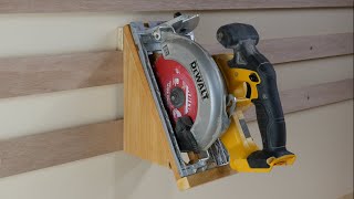 Circular Saw Holder for the French Cleat | DIY