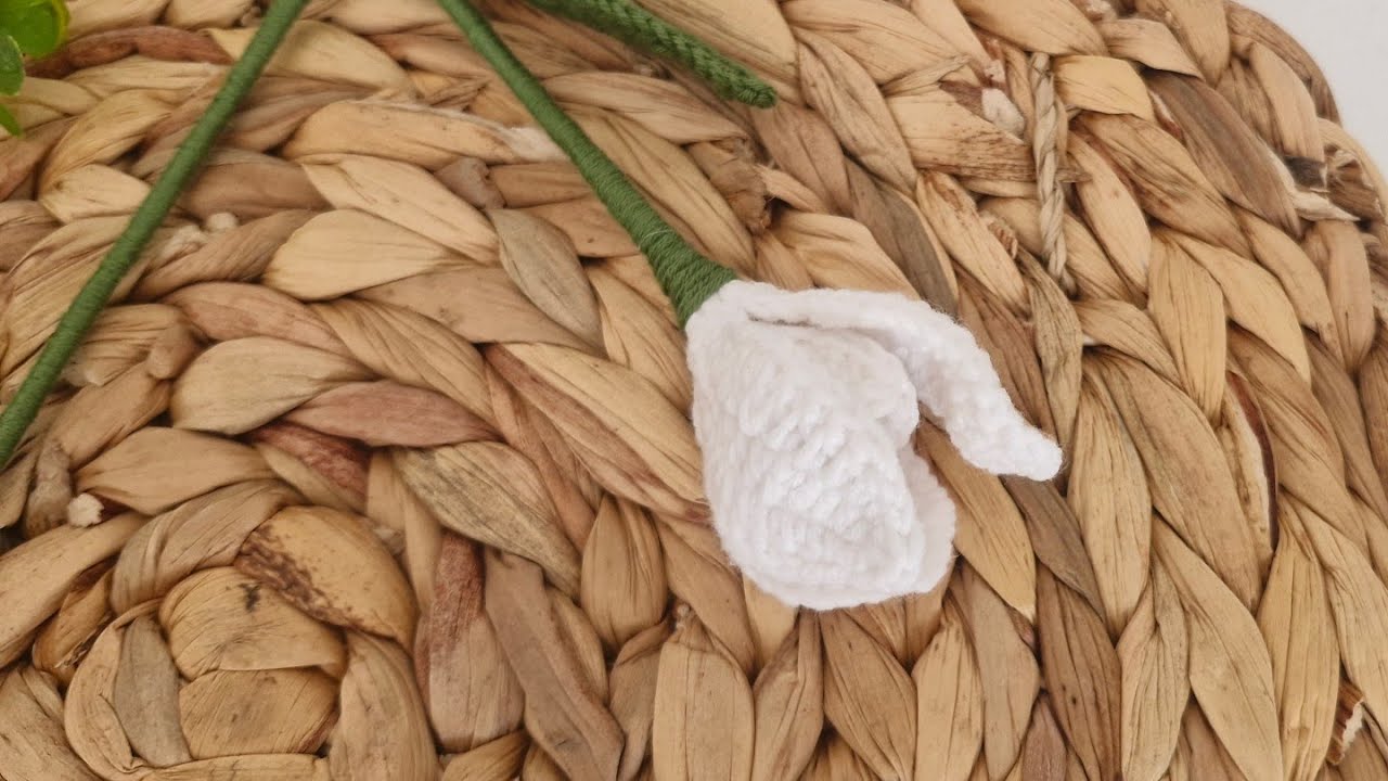 Crochet Flowers 🥀🐞/Muhteşem BERFİN  çiçeği/Örgü  KARDELEN çiçeği 🌺