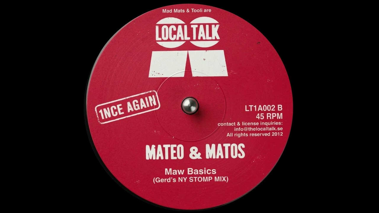 MATEO & MATOS - MAW BASICS [GERD'S NY STOMP MIX] - YouTube