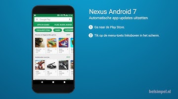 Tips & Tricks - Nexus smartphone: App-updates uitschakelen (Android 7)