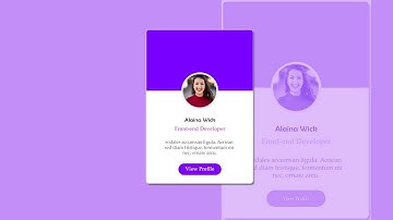 Profile Card Design | HTML & CSS