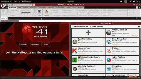 Using the Maltego Tool(Kali Linux Information Gathering part 4 )