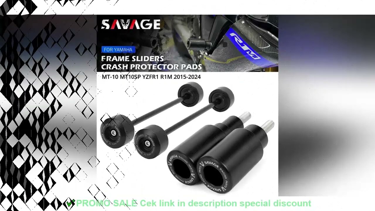 For YAMAHA YZF R1 R1M MT10 MT-10 SP Frame Slider Crash Protector Motorcycle Wheel Fork Axle Slider P