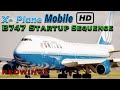 X-Plane 10 MOBILE• B747 Startup Sequence • READ DESCRIPTION!