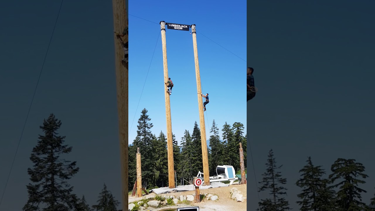 Vancouver, British Columbia, Canada Lumberjack Show, Grouse Mountain YouTube