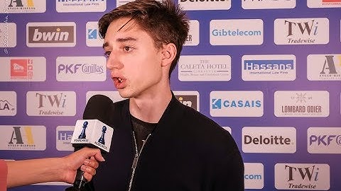 Round 7 Gibraltar Chess post-game interview with Daniil Dubov