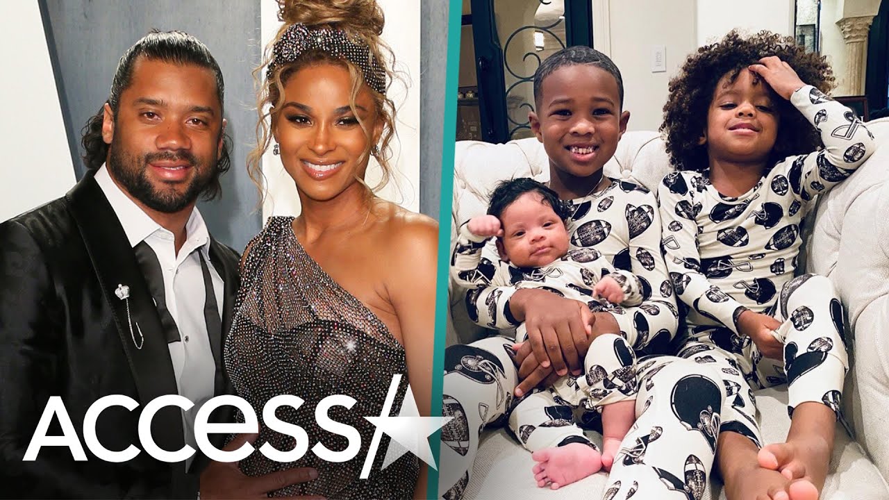 Ciara's 3 Kids Rock Matching Jammies For Russell Wilson