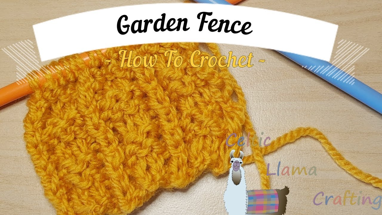 Garden Fence Stitch Pattern - knitting videos - YouTube