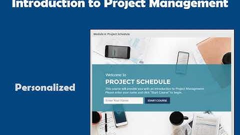 Introduction to Project Management eLearning Course