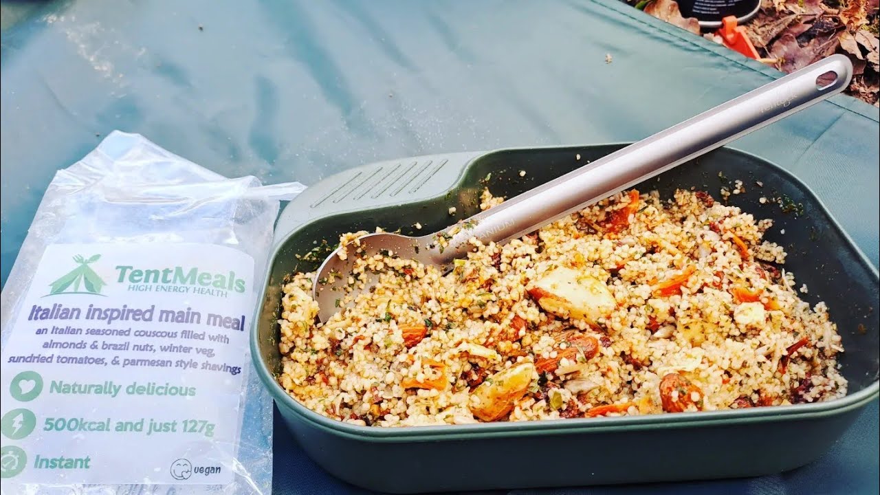 Trail/hiking food (Tentmeals review Italian inspired 500 cal)